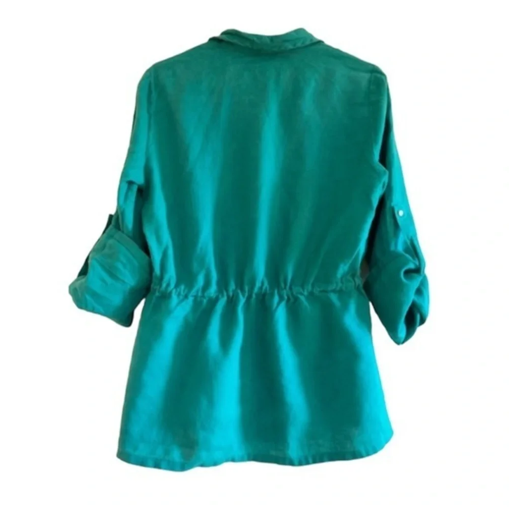 5 for $25 ❄️ Chaus New York‎ Teal Jacket Small - Picture 2 of 9